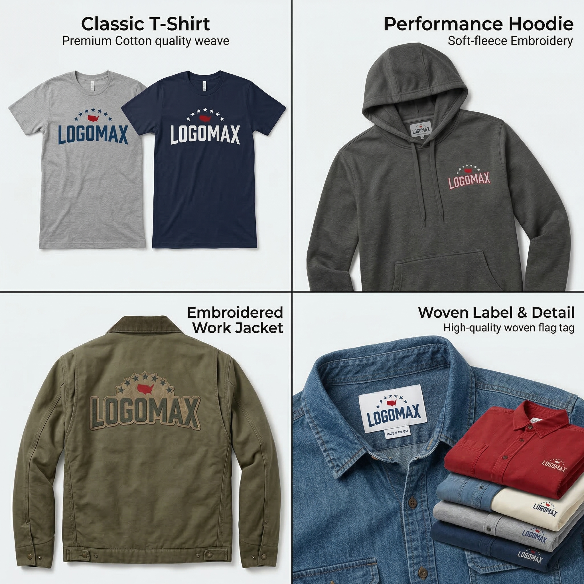 LogoMax custom apparel